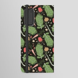 Vegetable Patch on a Dark Background Android Wallet Case