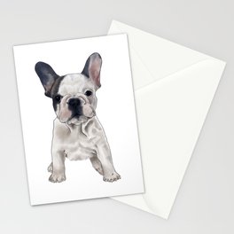 Pebbles the frenchie bulldog  Stationery Cards