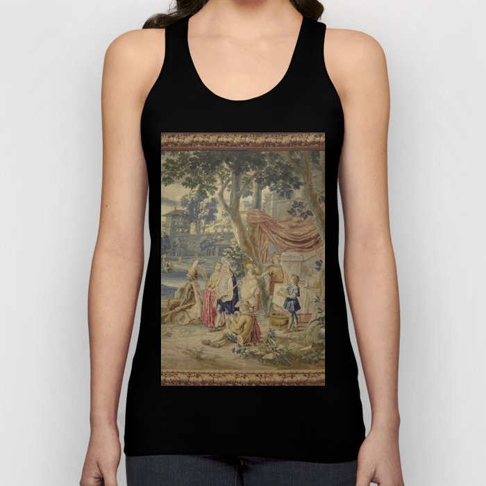 Antique 18th Century Flanders Tapestry Tank Top