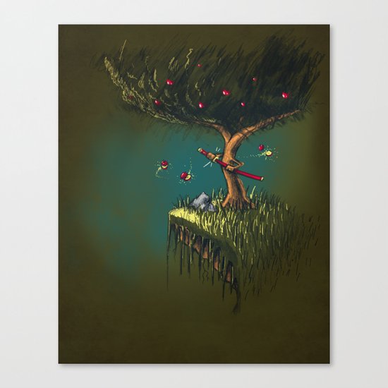 Apple Ninja Canvas Print
