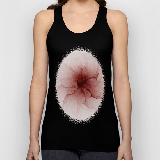 Blood Flower Fractal Unisex Tank Top