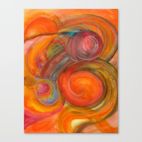 Sounds of Watercolors I Canvas Print
