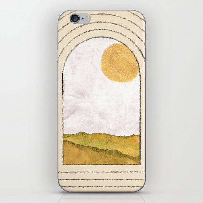 Abstract landscape in the archway iPhone Skin