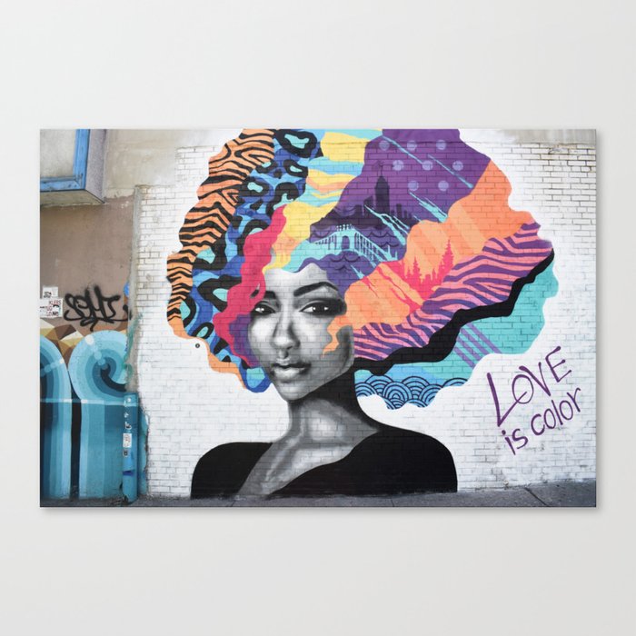 Love is color Canvas Print