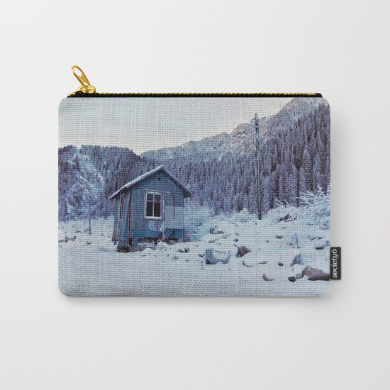 Small house in mountains Carry-All Pouch