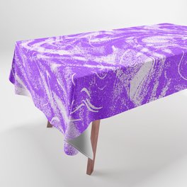Purple Wavy Grunge Tablecloth