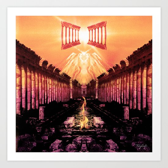 Temple of the Covenant Art Print