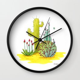 Desert Wall Clock