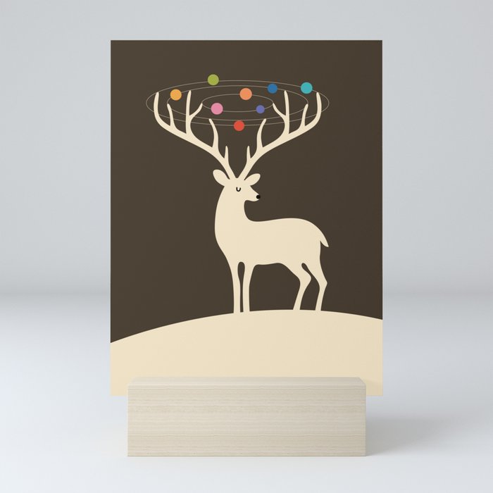 My Deer Universe Mini Art Print