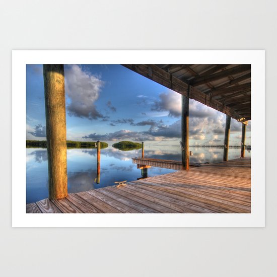 Bayside, Tavernier Art Print
