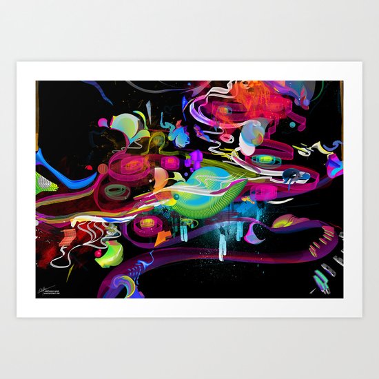 Bottle Full of Wonder Tree Oil Art Print