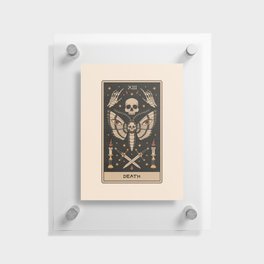 Death - Moth Tarot Floating Acrylic Print