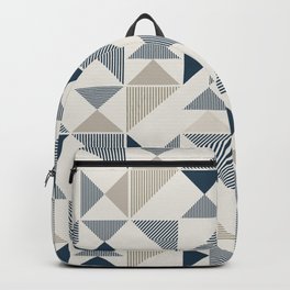 Retro Geometric Background Backpack