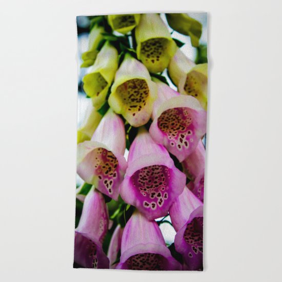 Bellflower Beach Towel