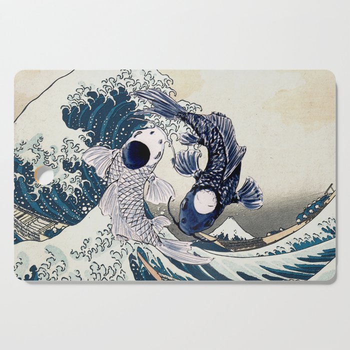 The Great Wave off Tui and La Cutting Board