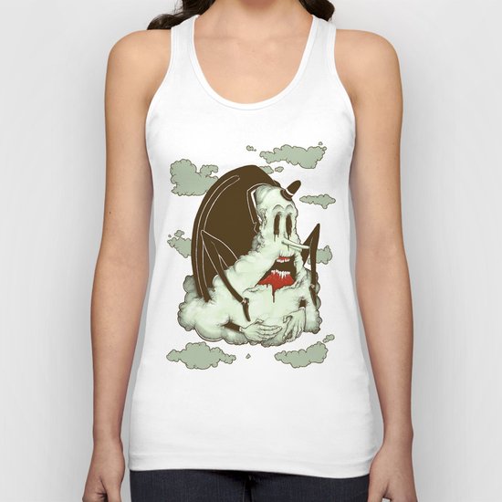 Creep Cloud Face Melt Unisex Tank Top
