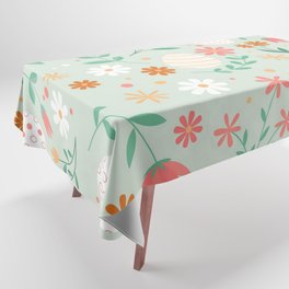 Happy Easter Egg Floral Collection Tablecloth