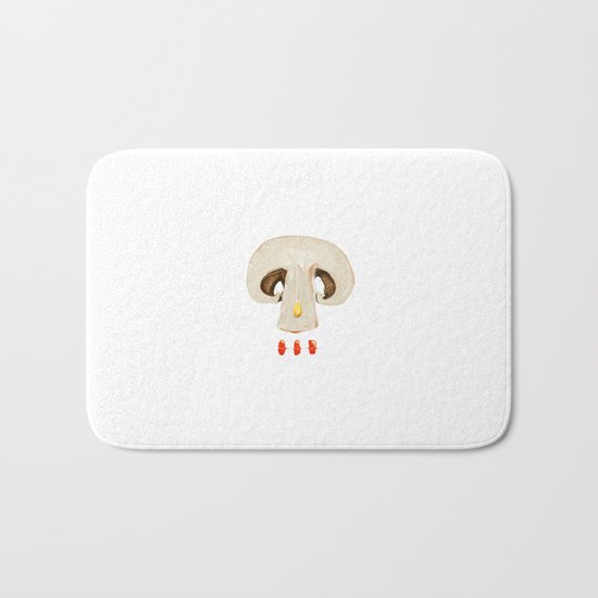 MOUTHFUL SKULL Bath Mat