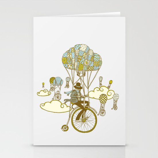 Bicycle Race Stationery Cards