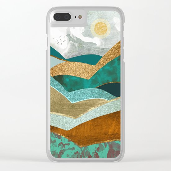 Golden Hills Clear iPhone Case