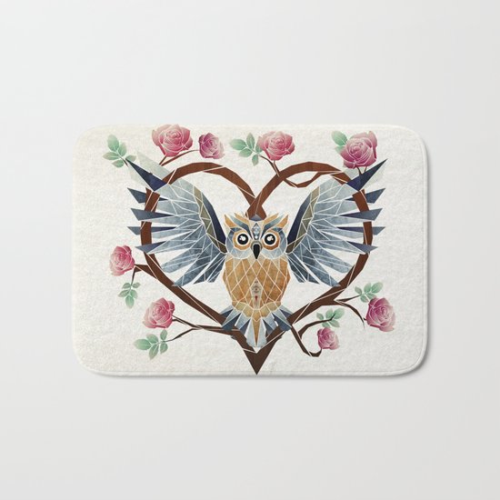 lovely owl Bath Mat
