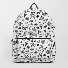 Doodle Pattern Backpack