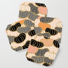 Retro Pumpkin Pattern 1 Coaster