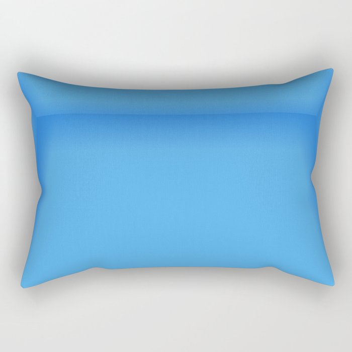 Blue Empty Room Rectangular Pillow