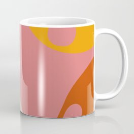 Pink abstract shapes 1 Mug