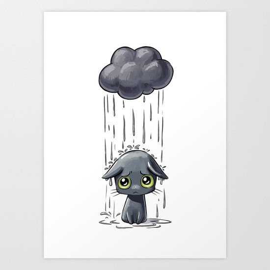 Pouring Art Print