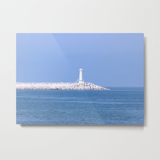 Blue Metal Print