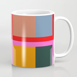 Oblique Glow Aa003 - Modern Generative Minimalism Mug