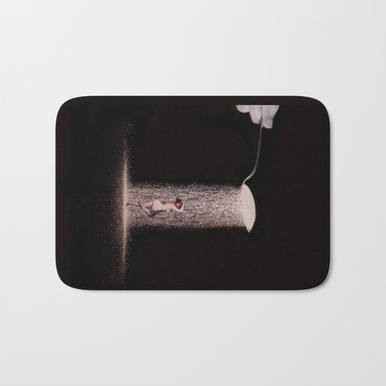 Collage "Feed ME" Bath Mat