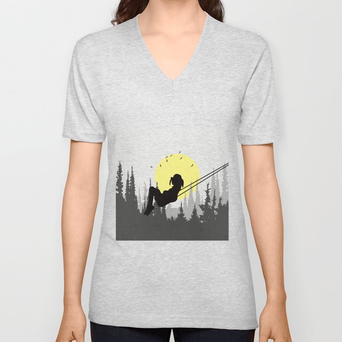 City dreamer V Neck T Shirt