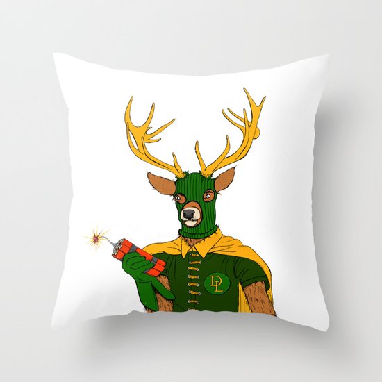 superheroes sf Throw Pillow