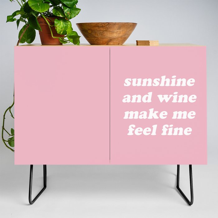 Sunshine And Wine Credenza