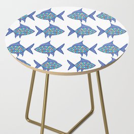 Fish with Gold Scales Side Table