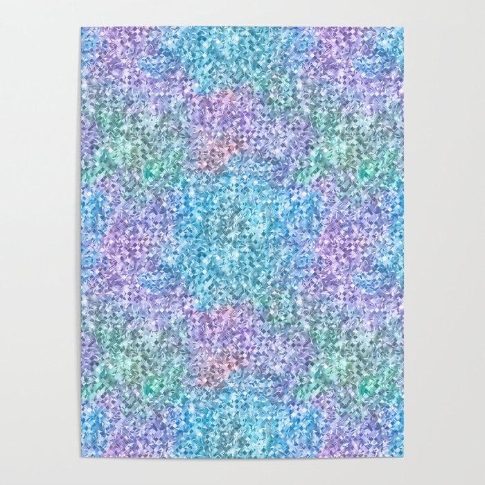 Luxury Holographic Pattern Poster