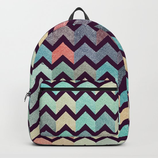 Glitter Chevron III Backpack