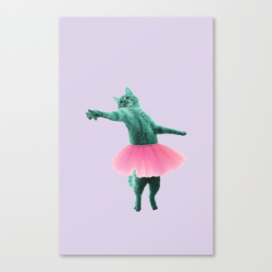 ballerina Cat Canvas Print