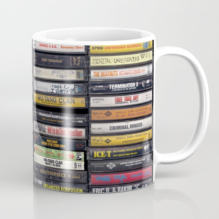 Old 80's & 90's Hip Hop Tapes Coffee Mug
