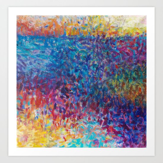Vibrant Meadow Art Print
