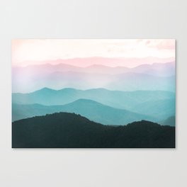 Smoky Mountain National Park Sunset Layers III - Nature Photography Canvas Print