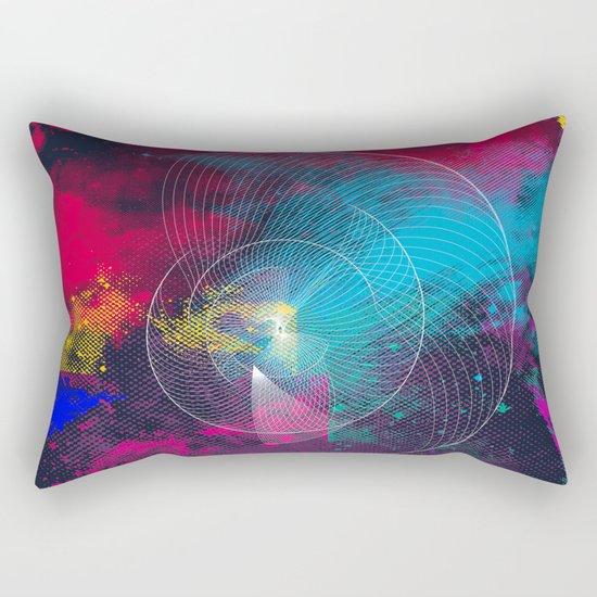 Longing for a colorful totality Rectangular Pillow