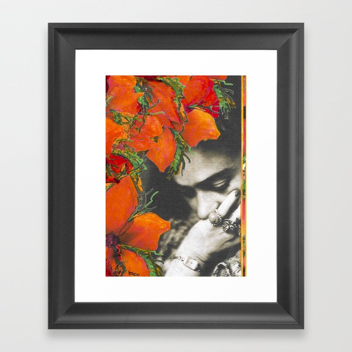 Tribute to Frida Kahlo #39 Framed Art Print