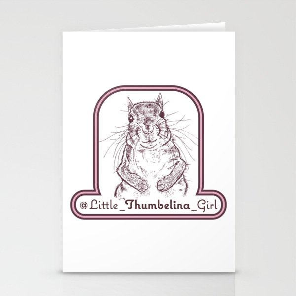 Little Thumbelina Girl Stationery Cards