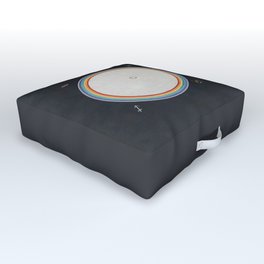 Dove 14 Hilma af Klint Rainbow Messenger Creation Light Sound Waves Vibration Outdoor Floor Cushion