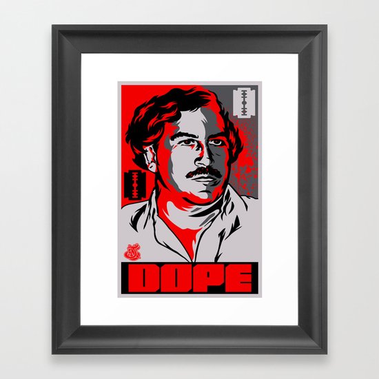 Dope Framed Art Print