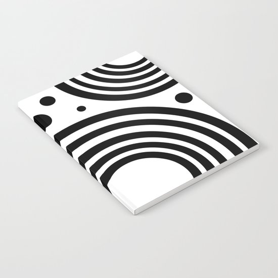 Circular | Black and White Notebook