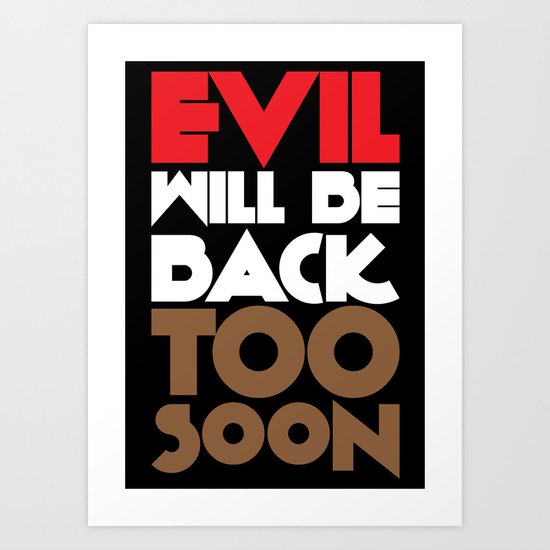 Evil Art Print